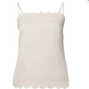 Scalloped edge camisole